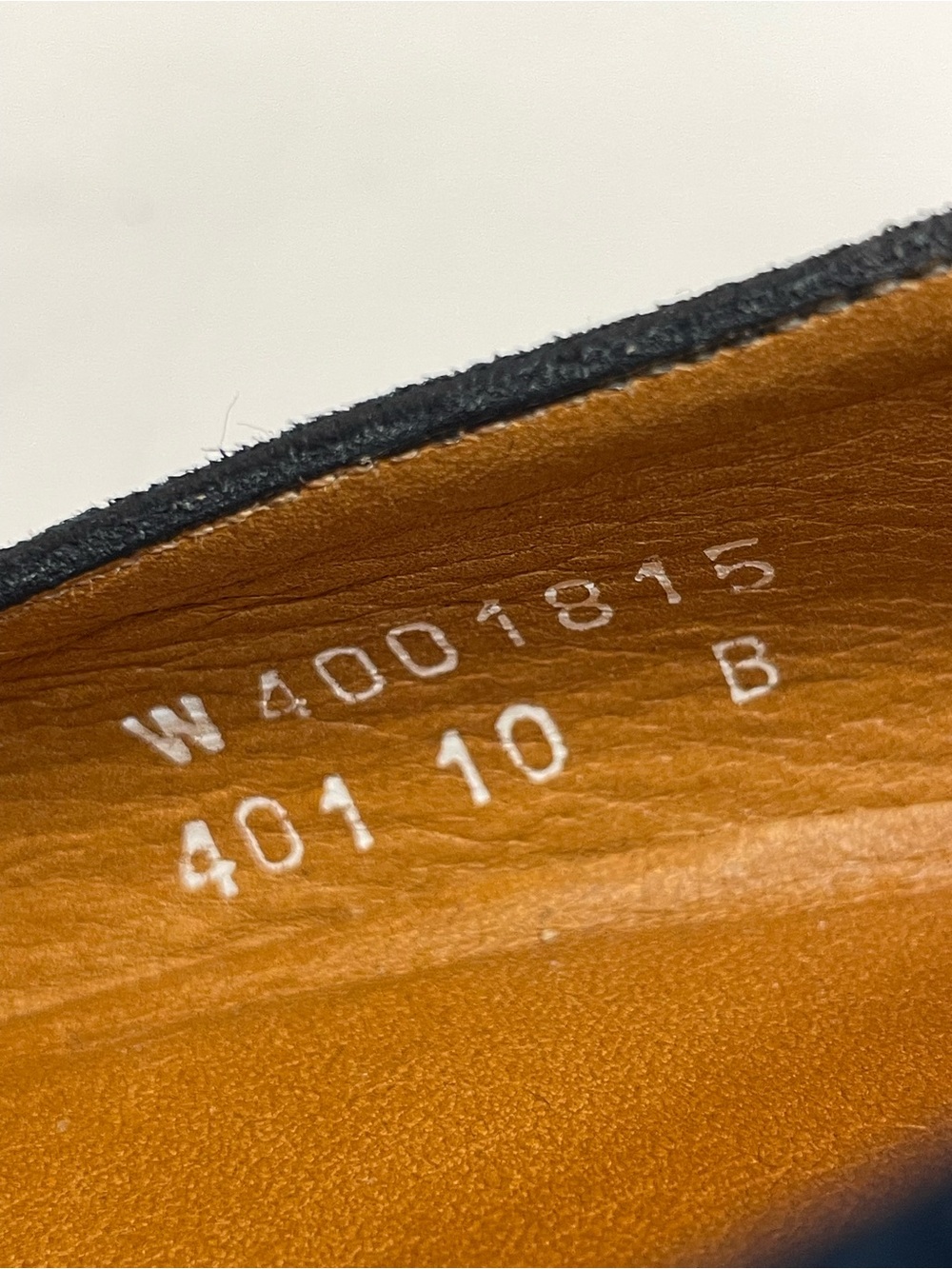 Vintage Ralph Lauren Women’s Suede Block Heel Navy Loafers Size 10 - Picture 10 of 13